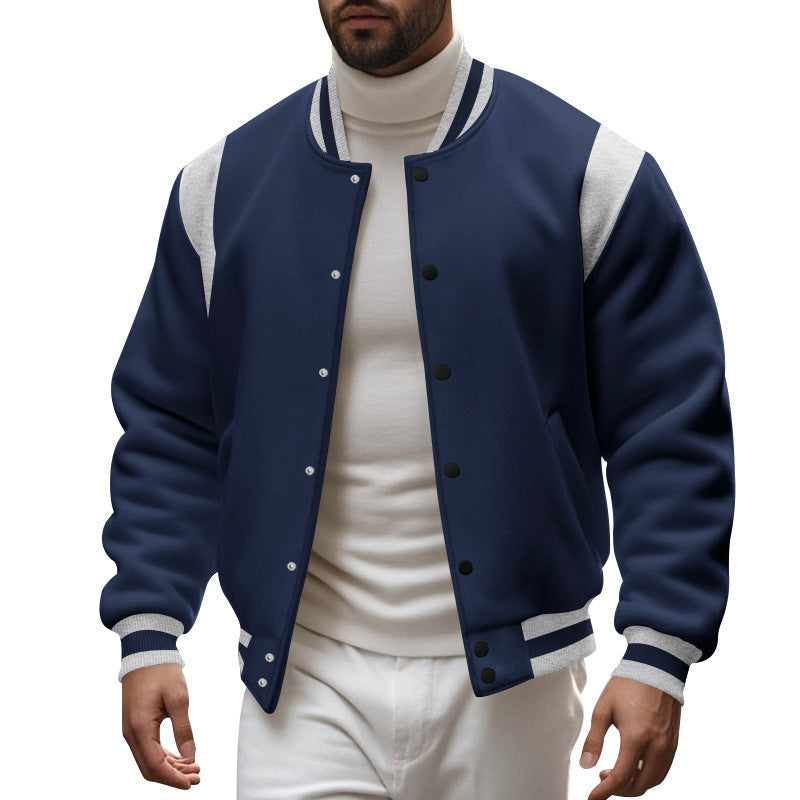 Herren sportliche Collegejacke WW