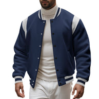 Herren sportliche Collegejacke WW