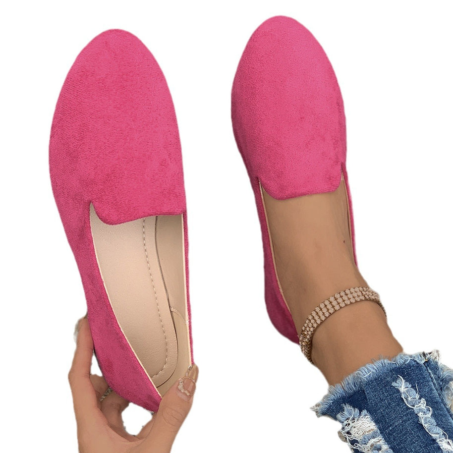 Damen bequeme Slipper im eleganten Design mit weicher Oberflächenstruktur WW