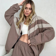 Damen Sportliche Jacke mit hohem Kragen WW