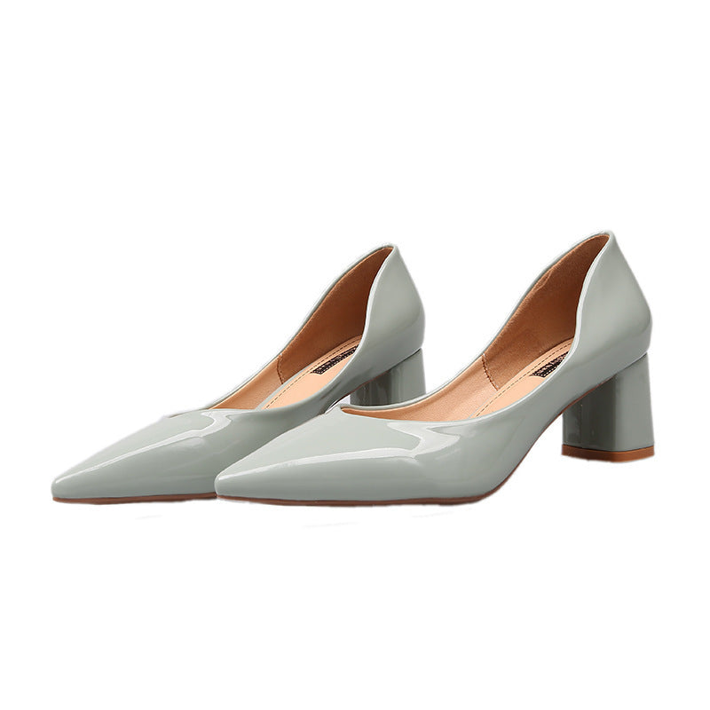 Damen Elegante und zeitlose Absatzschuhe mit blockförmigem Absatz WW