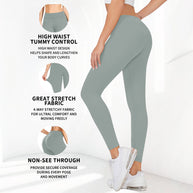 Damen Sportleggins mit hohem Bund und formendem Effekt WW