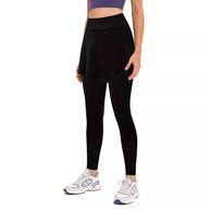 Damen Sportliche Leggings mit integriertem Rock WW