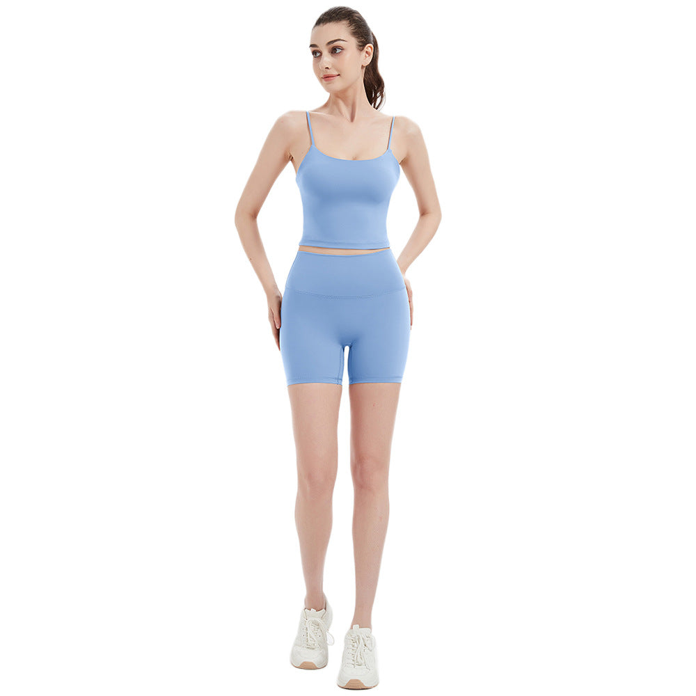 Damen Sportliches Top und Shorts Set WW