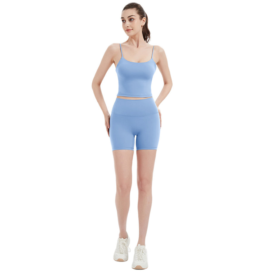 Damen Sportliches Top und Shorts Set WW