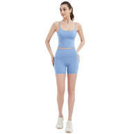 Damen Sportliches Top und Shorts Set WW