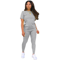 Damen Sportset mit T-Shirt und Leggings WW
