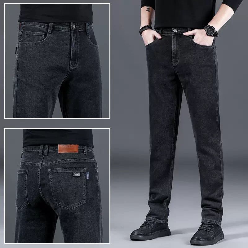 Herren modische Slim-Fit Jeans aus weichem Denim WW