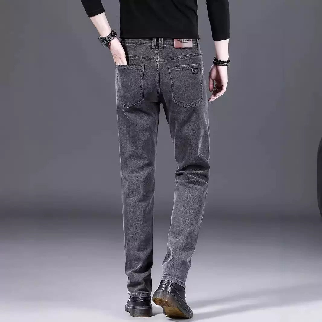 Herren modische Slim-Fit Jeans aus weichem Denim WW