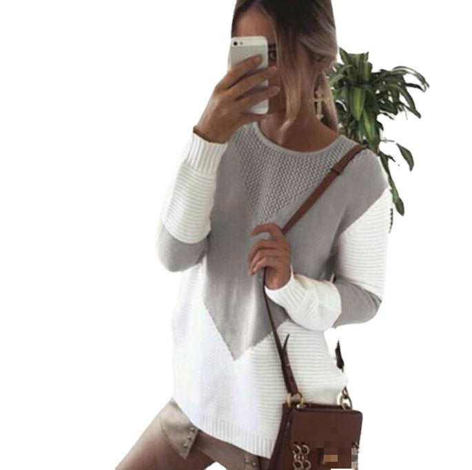 Damen Strickpullover mit strukturiertem Oberteil und modernem Schnitt WW