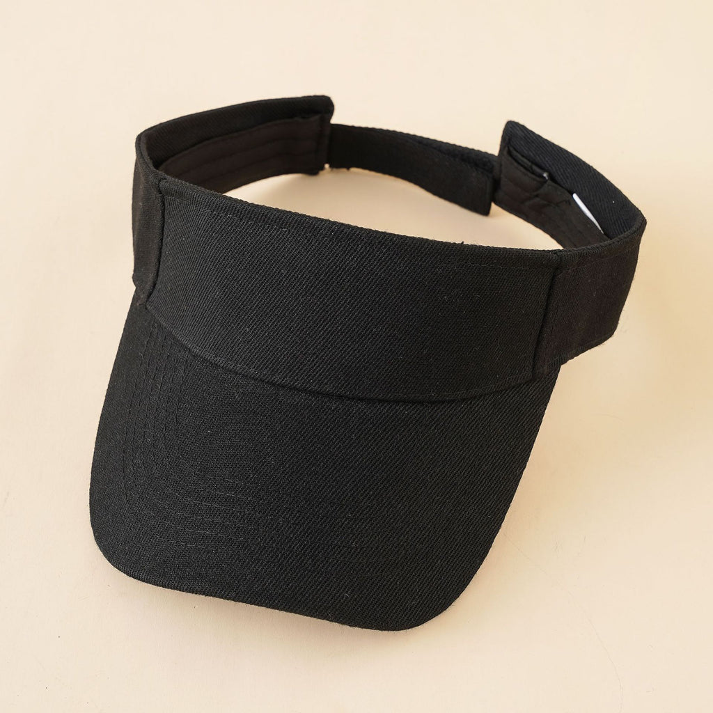 Damen Sportliche Sonnenblende mit verstellbarem Kinnband und atmungsaktiver Struktur WW