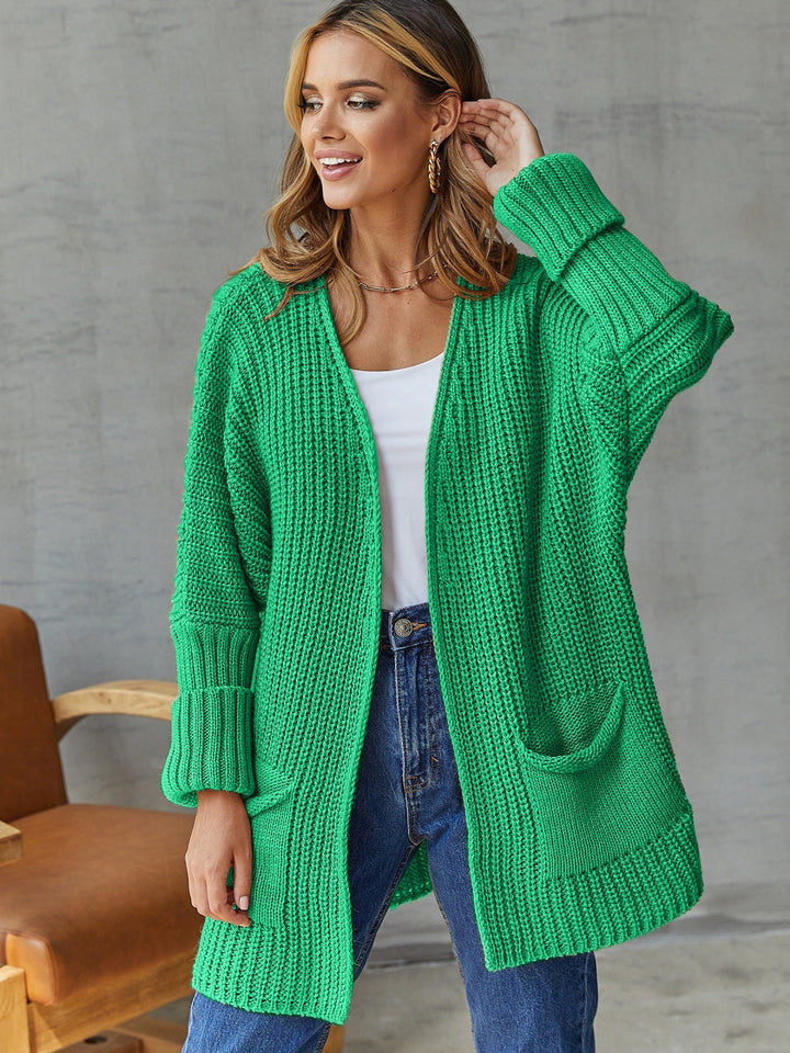 W&W Mode | Übergroßer Strickstrickjacke Für Komfortable Styles