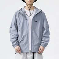 Herren Funktionsjacke mit belüftetem Design und verstellbarem Kragen WW