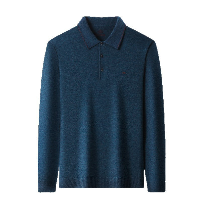 Herren Pullover mit poloartigem Kragen und modernen Akzenten WW