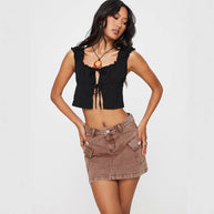 Damen Jeansrock mit praktischen Taschen und trendigem Schnitt WW