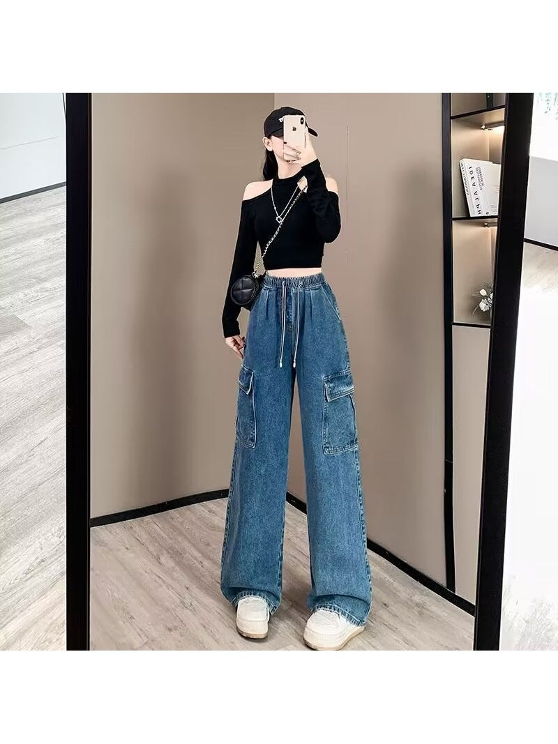 Damen Cargo-Hose mit elastischem Bund und lässigem Schnitt WW