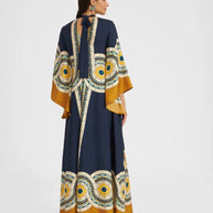 WW | Bedrucktes Dreiviertelarmkleid