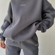 Damen sportliches Sweatset mit lockerem Schnitt WW