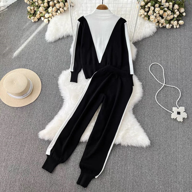 Damen sportliches High-Quality Lounge-Set mit Reißverschluss WW