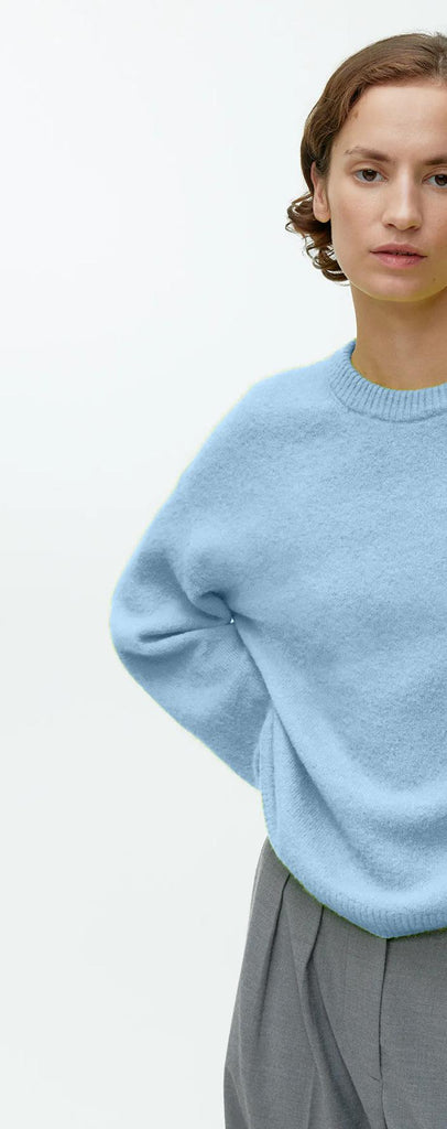 Damen lässiger Pullover mit V-Ausschnitt und luftiger Passform WW