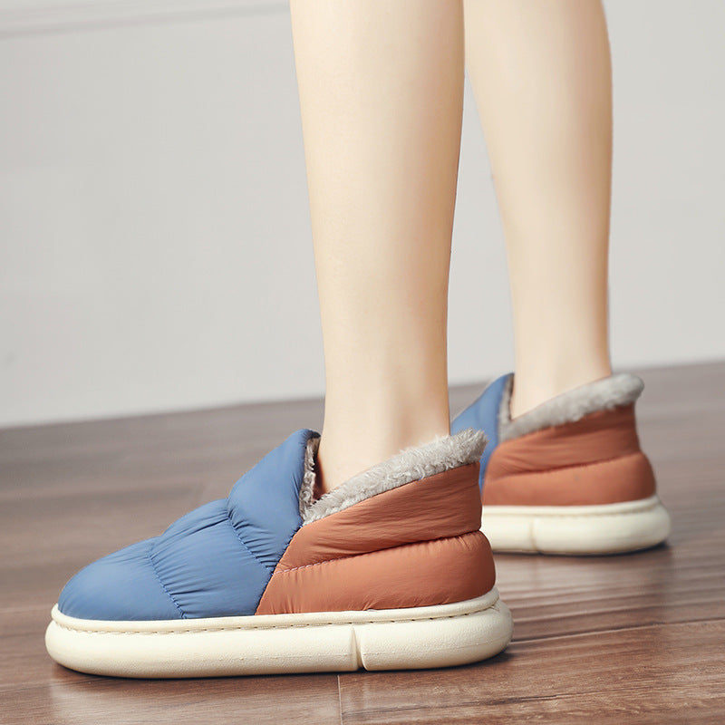 Damen warme Hausschuhe mit kuscheligem Innenfutter WW