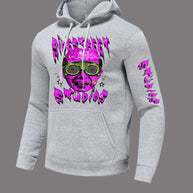 Damen sportlicher Kapuzenpullover mit künstlerischem Grafikdesign WW