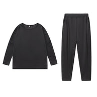 Damen Sportliches Sweat-Outfit mit elastischem Bund und geräumigen Taschen WW