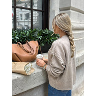 Damen Strickjacke im gemütlichen Schnitt mit praktischen Knöpfen WW