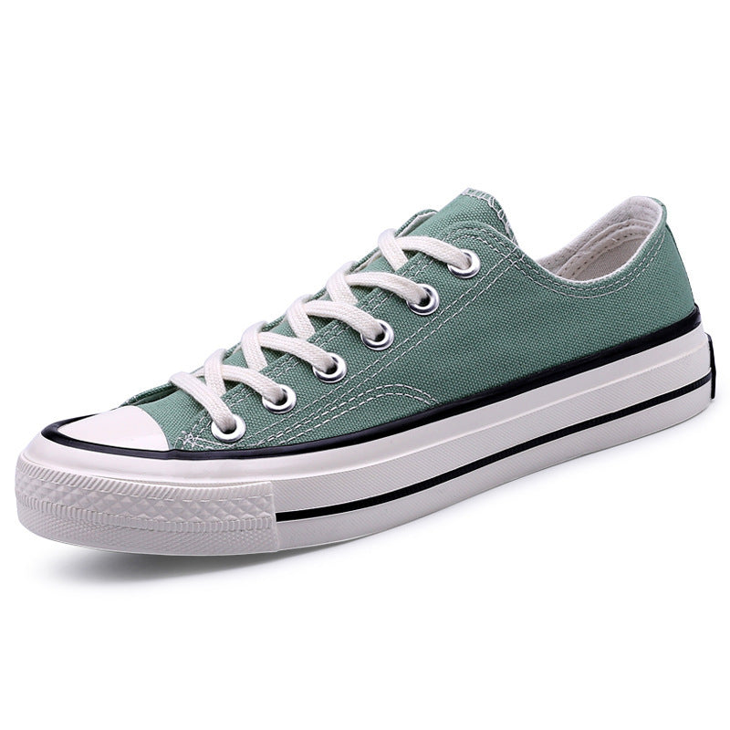 Damen Canvas Sneakers im klassischen Retro-Stil mit bequemer Gummisohle und schnelltrocknendem Obermaterial WW