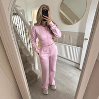 Damen sportliches Zweiteiler-Set WW