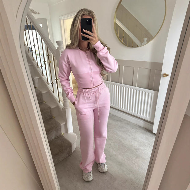Damen sportliches Zweiteiler-Set WW