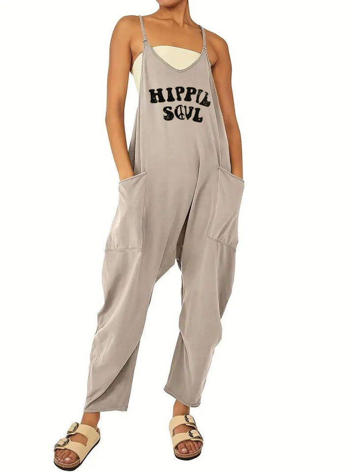 Damen Jumpsuit mit lässigem Schnitt und praktischen Taschen W&W Mode