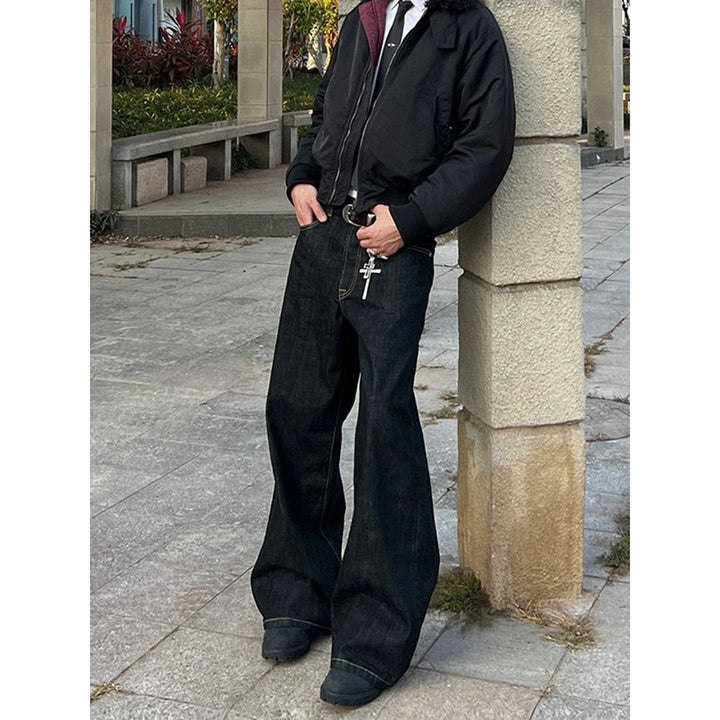 W&W Mode | Herren Sommerweite Denim-Jeans