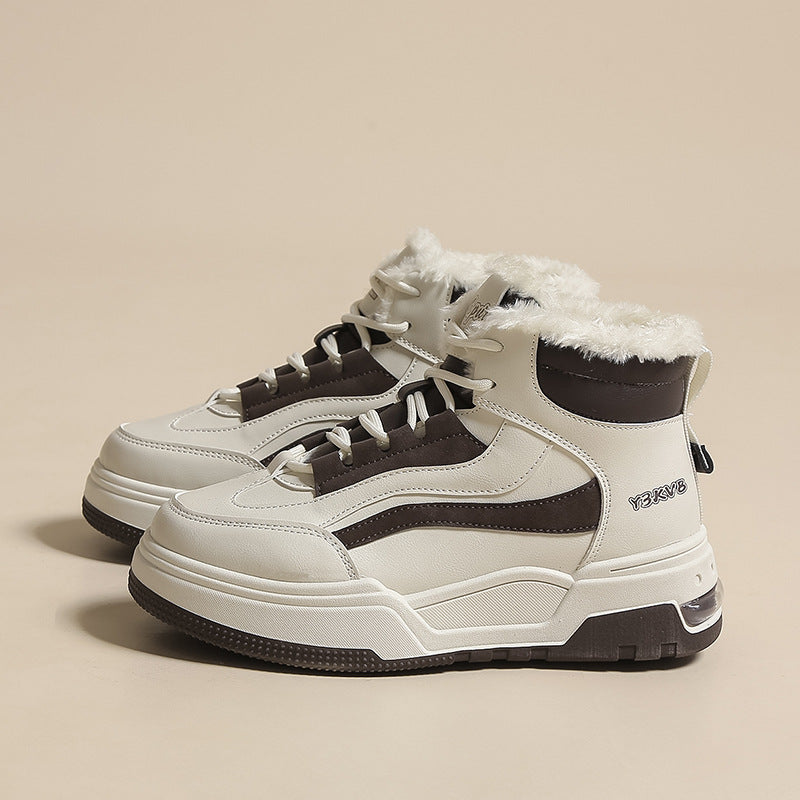 Damen Thermo Sneakers mit gefüttertem Schaft und rutschfester Sohle WW