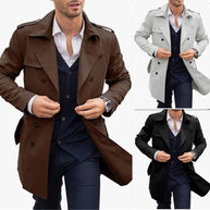 Herren Trenchcoat mit elegantem Schnitt WW