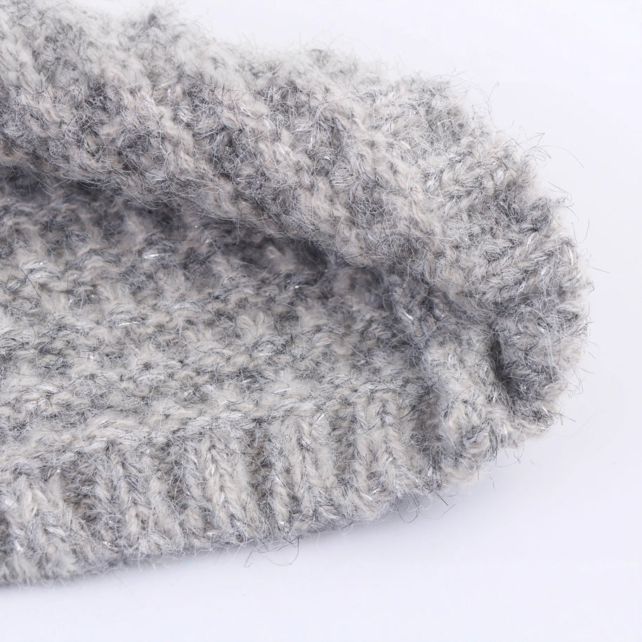 Damen Strickjacke mit doppelter Knopfleiste und hoher Kragen WW