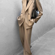 Damen Anzugjacke und Hose im eleganten Oversized-Stil WW
