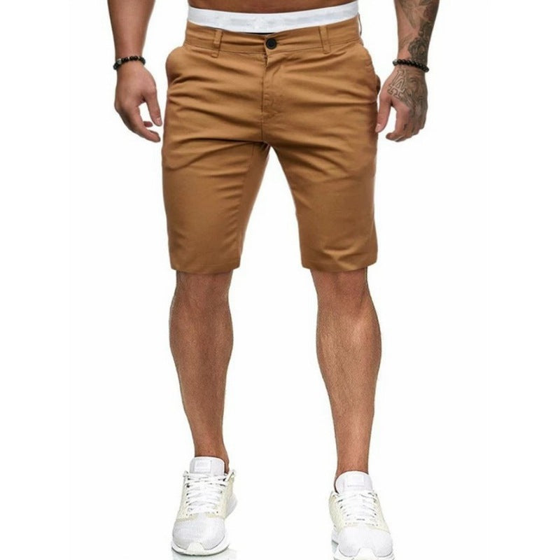 Herren Chino Stil Freizeit Shorts WW