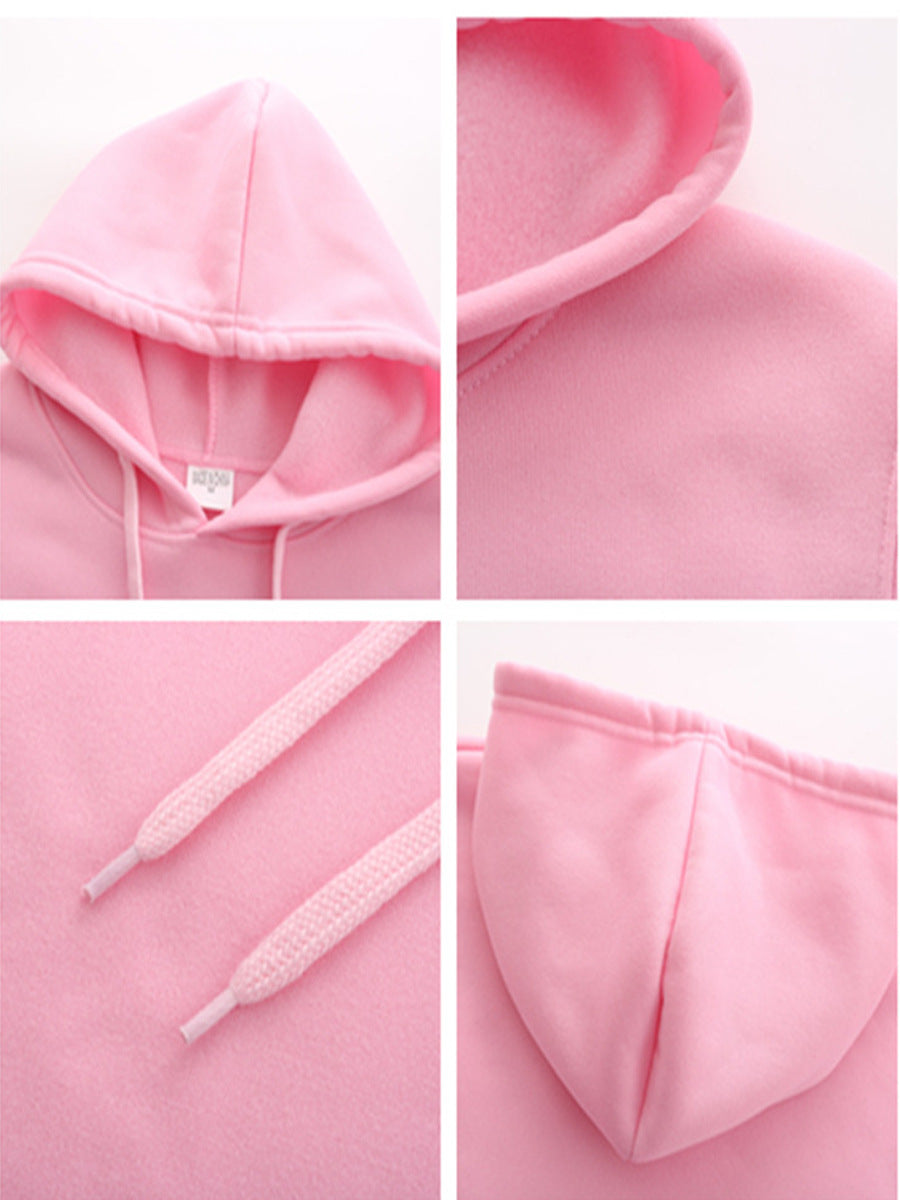 Damen sportlicher Kapuzenpullover mit weichem Innenfutter und praktischen Taschen WW