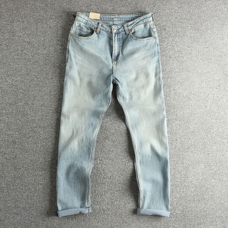 Damen Slim-Fit Jeans im authentischen Vintage-Look mit hohem Bund WW