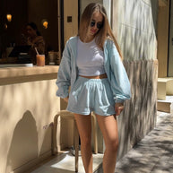 Damen Sportliches Streetwear Set WW