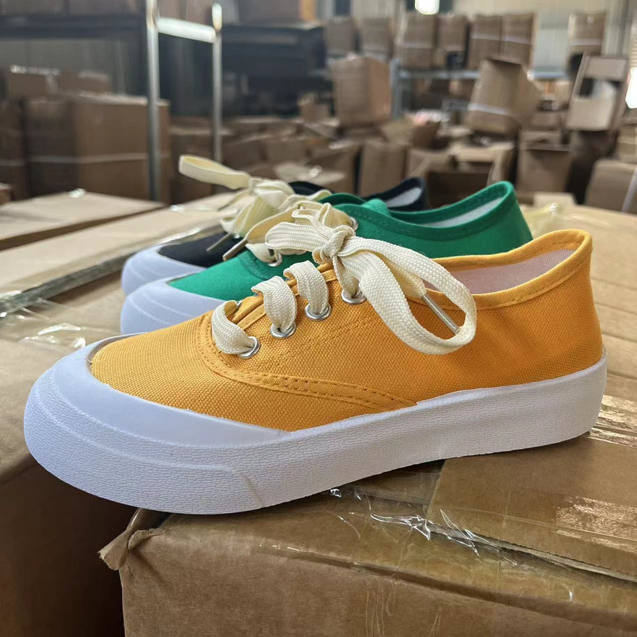 Damen Sportliche Segelschuhe mit klassischem Schnürdesign und rutschfester Sohle WW