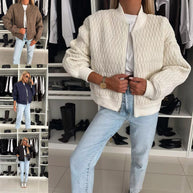 Damen Steppjacke mit komfortabler Passform und elastischen Bündchen WW