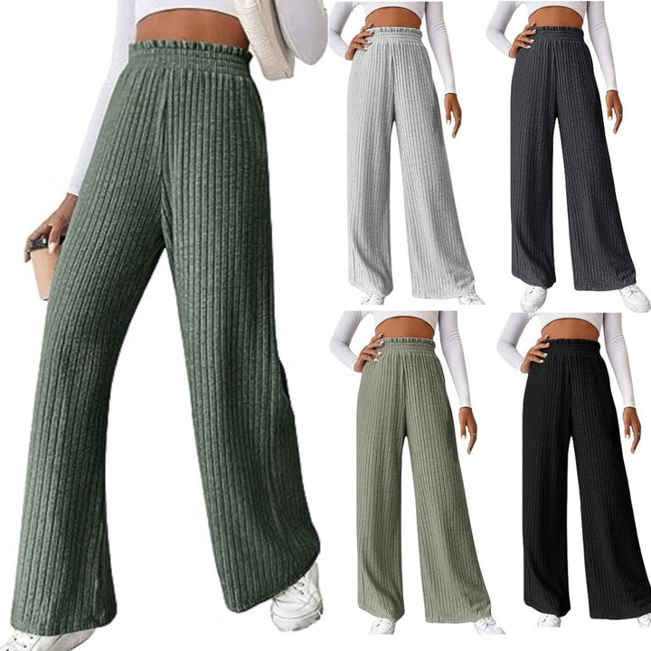 W&W Mode | Lockere gestrickte lange Hose