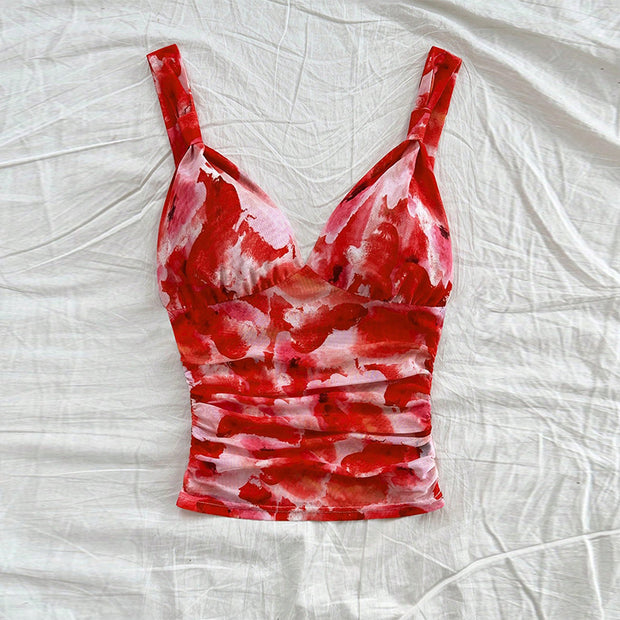 Damen Top mit verändertem V-Ausschnitt und raffiniertem Drapierungseffekt WW