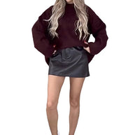 Damen Bequemer Pullover mit lässigem Schnitt und weichem Material WW