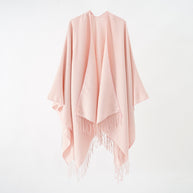 Damen modischer Fransen-Poncho aus weichem Material mit luxuriösem Fall WW