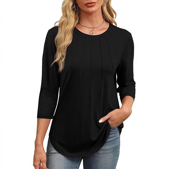Damen Shirt mit elegantem Rippen-Design WW