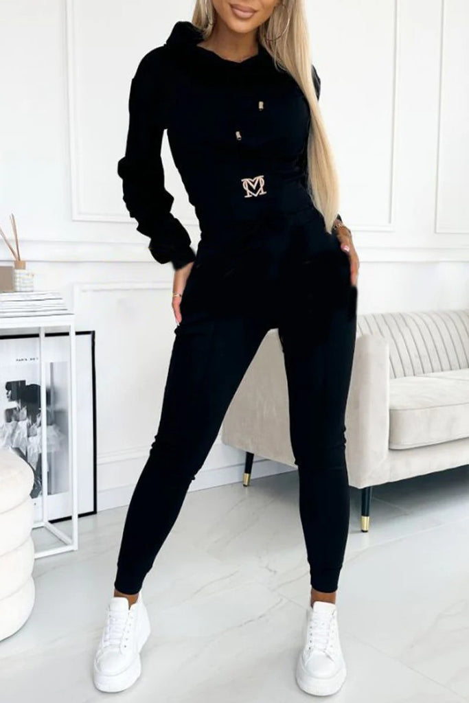 Femme Stylisches Sportliches Trainingsanzug Set WW