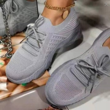 Damen Atmungsaktive Sport-Sneaker mit flexiblem Obermaterial und rutschfester Sohle WW